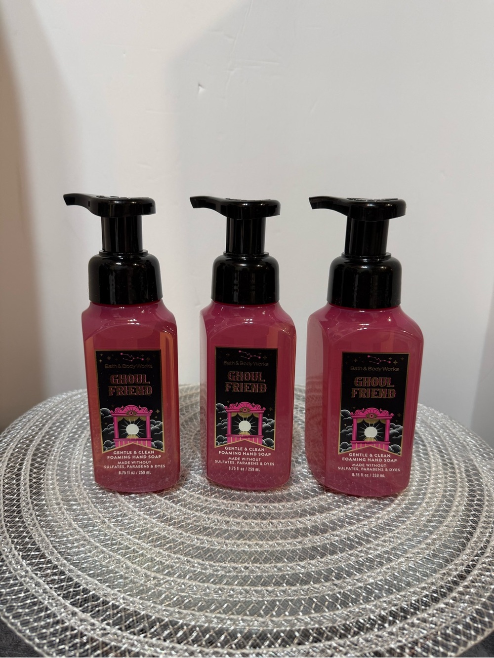 BBW Ghoul Friend Foaming Hand Soap Set of 3 NWT